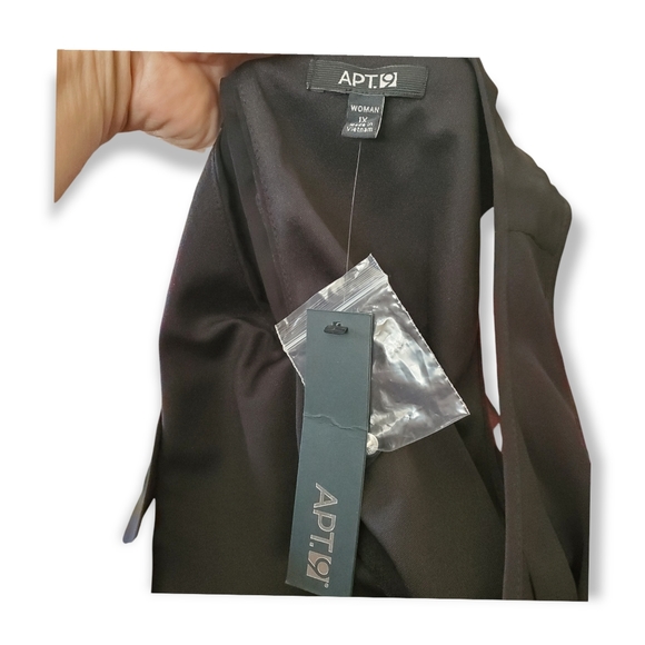 Apt 9 Colorblock Shift Dress Black, Pink, Melon 1X - Picture 6 of 9